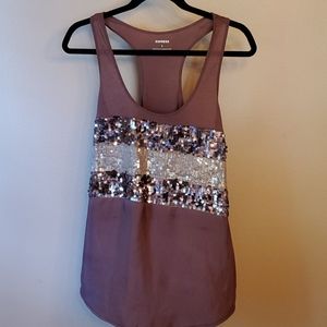 Express racer back tank top